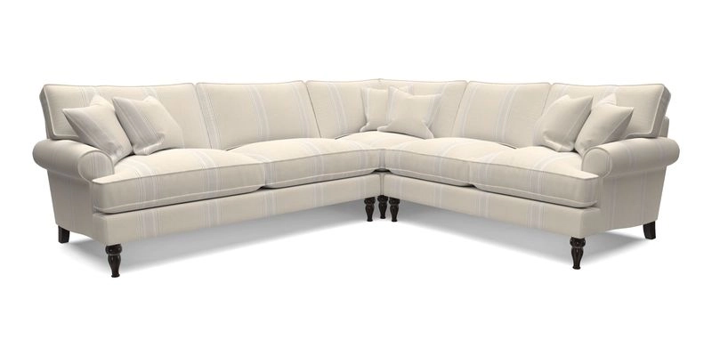 Cooksbridge LHF Corner Sofa in Cloth 21 Oak Leaf Beech