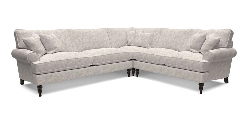 Cooksbridge LHF Corner Sofa in Cloth 21 Oak Leaf Beech