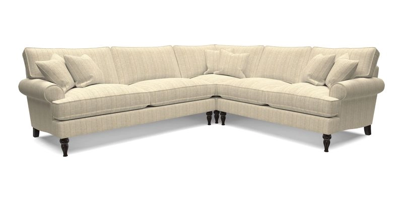 Cooksbridge LHF Corner Sofa in Cloth 21 Oak Leaf Beech