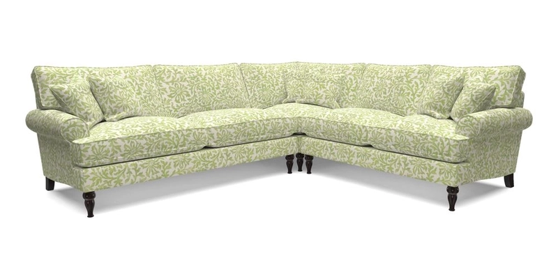 Cooksbridge LHF Corner Sofa in Cloth 21 Oak Leaf Beech