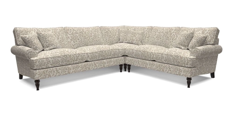Cooksbridge LHF Corner Sofa in Cloth 21 Oak Leaf Beech