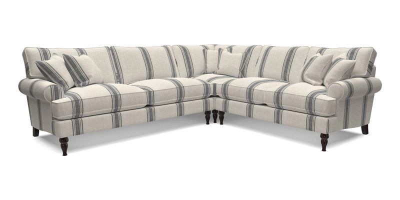 Cooksbridge LHF Corner Sofa in Cloth 21 Oak Leaf Beech