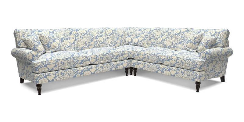 Cooksbridge LHF Corner Sofa in Cloth 21 Oak Leaf Beech