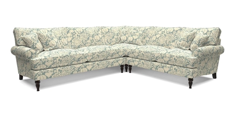 Cooksbridge LHF Corner Sofa in Cloth 21 Oak Leaf Beech