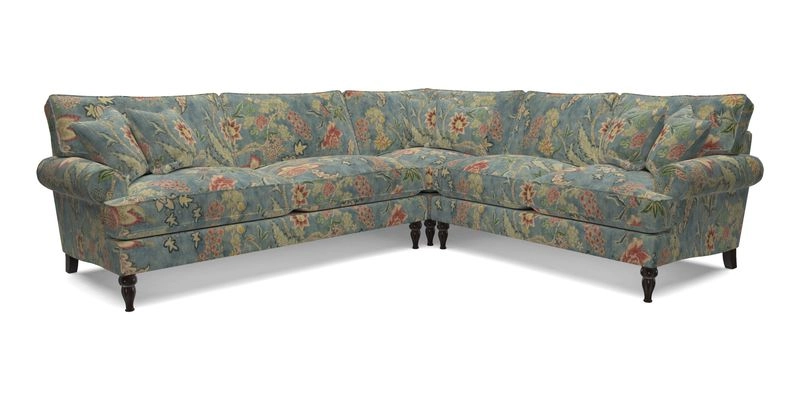 Cooksbridge LHF Corner Sofa in Cloth 21 Oak Leaf Beech