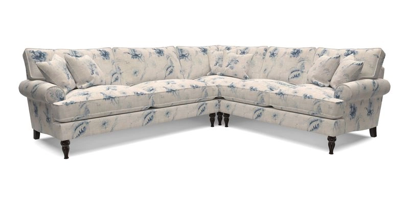 Cooksbridge LHF Corner Sofa in Cloth 21 Oak Leaf Beech