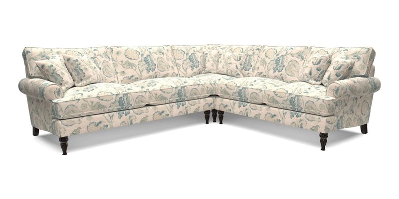 Cooksbridge LHF Corner Sofa in Cloth 21 Oak Leaf Beech