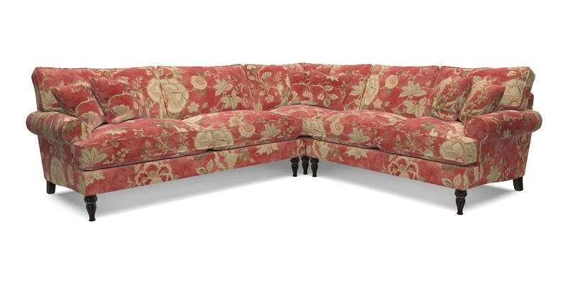 Cooksbridge LHF Corner Sofa in Cloth 21 Oak Leaf Beech