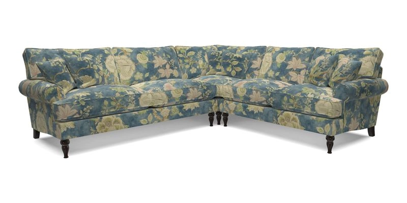 Cooksbridge LHF Corner Sofa in Cloth 21 Oak Leaf Beech
