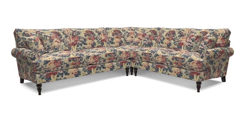 Cooksbridge LHF Corner Sofa in Cloth 21 Oak Leaf Beech