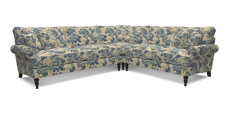 Cooksbridge LHF Corner Sofa in Cloth 21 Oak Leaf Beech