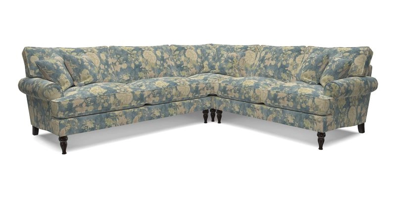 Cooksbridge LHF Corner Sofa in Cloth 21 Oak Leaf Beech