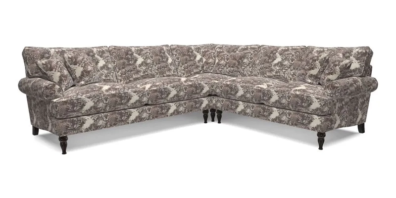 Cooksbridge LHF Corner Sofa in Cloth 21 Oak Leaf Beech