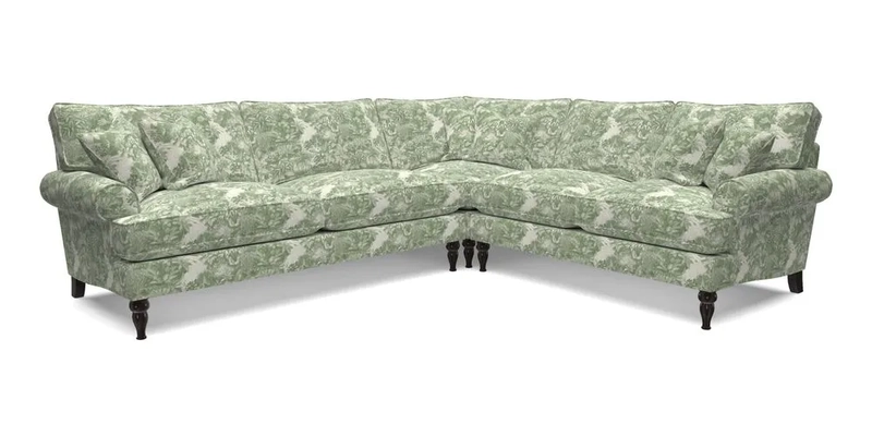 Cooksbridge LHF Corner Sofa in Cloth 21 Oak Leaf Beech