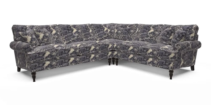 Cooksbridge LHF Corner Sofa in Cloth 21 Oak Leaf Beech