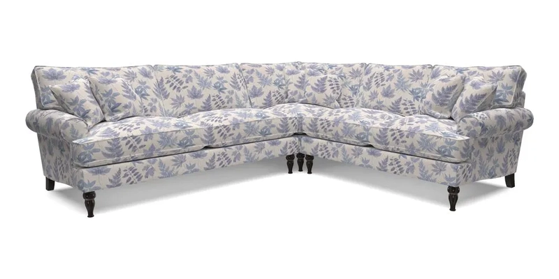 Cooksbridge LHF Corner Sofa in Cloth 21 Oak Leaf Beech