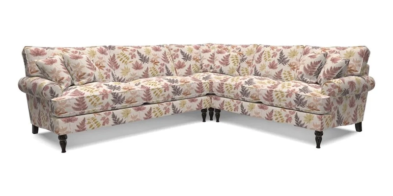 Cooksbridge LHF Corner Sofa in Cloth 21 Oak Leaf Beech