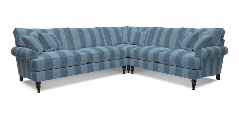 Cooksbridge LHF Corner Sofa in Cloth 21 Oak Leaf Beech