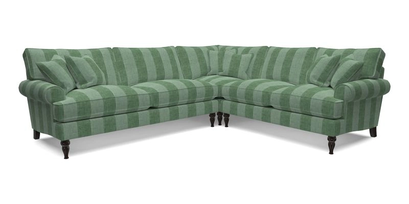 Cooksbridge LHF Corner Sofa in Cloth 21 Oak Leaf Beech