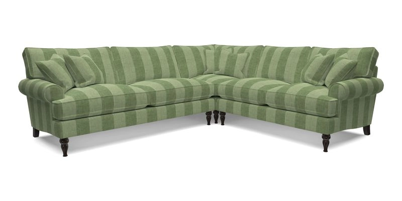 Cooksbridge LHF Corner Sofa in Cloth 21 Oak Leaf Beech