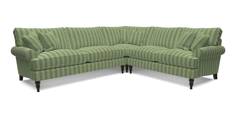 Cooksbridge LHF Corner Sofa in Cloth 21 Oak Leaf Beech