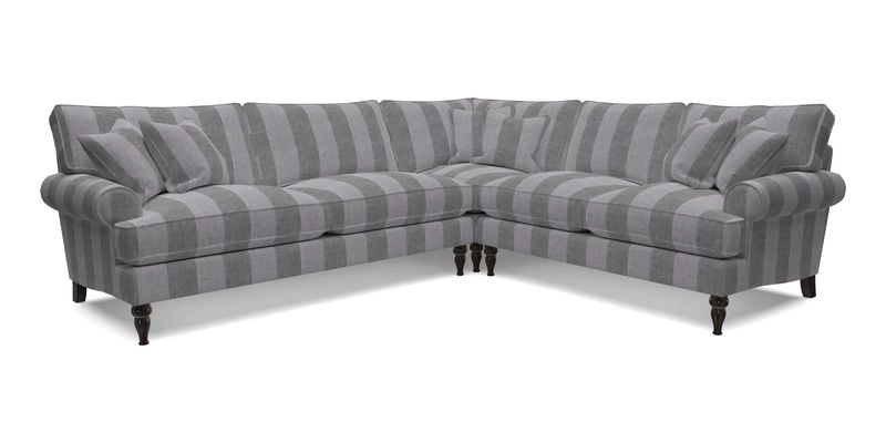 Cooksbridge LHF Corner Sofa in Cloth 21 Oak Leaf Beech