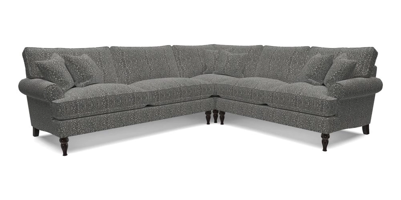 Cooksbridge LHF Corner Sofa in Cloth 21 Oak Leaf Beech