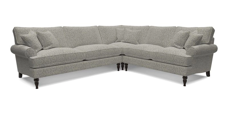 Cooksbridge LHF Corner Sofa in Cloth 21 Oak Leaf Beech