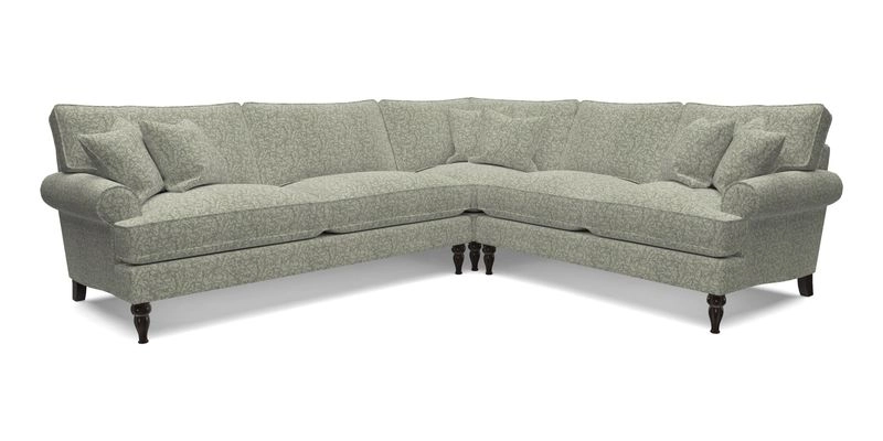 Cooksbridge LHF Corner Sofa in Cloth 21 Oak Leaf Beech