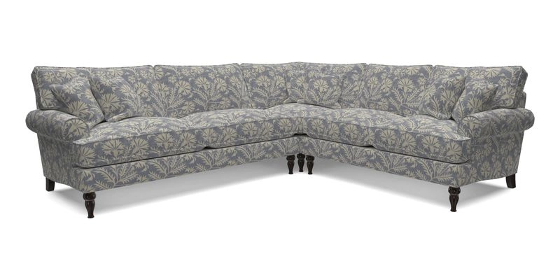 Cooksbridge LHF Corner Sofa in Cloth 21 Oak Leaf Beech