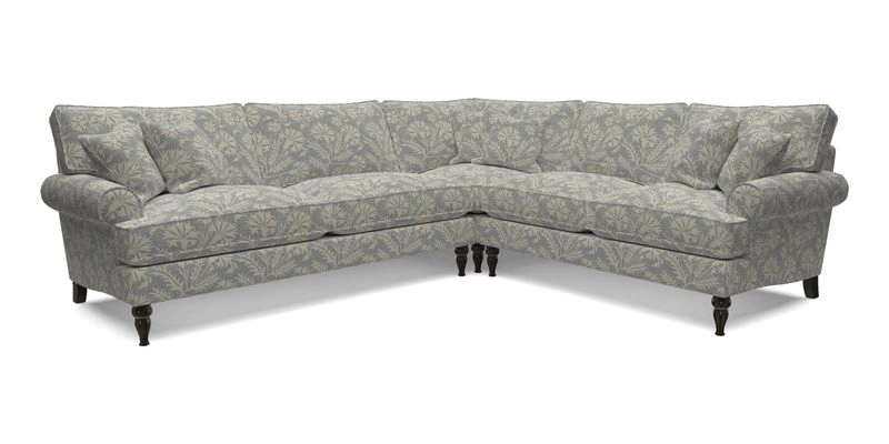 Cooksbridge LHF Corner Sofa in Cloth 21 Oak Leaf Beech