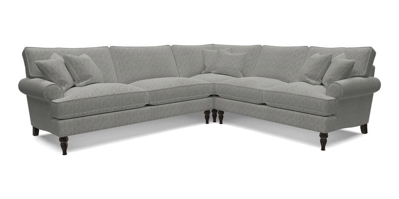 Cooksbridge LHF Corner Sofa in Cloth 21 Oak Leaf Beech