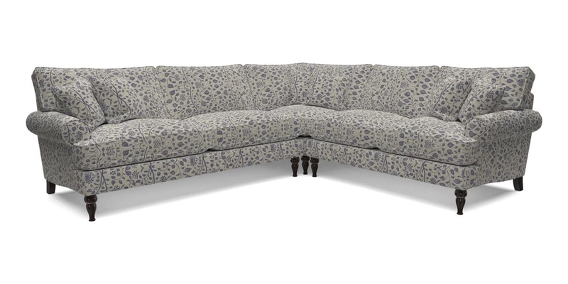 Cooksbridge LHF Corner Sofa in Cloth 21 Oak Leaf Beech