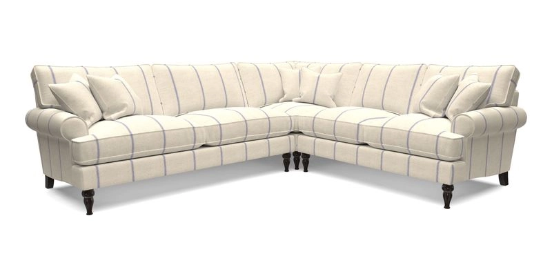 Cooksbridge LHF Corner Sofa in Cloth 21 Oak Leaf Beech