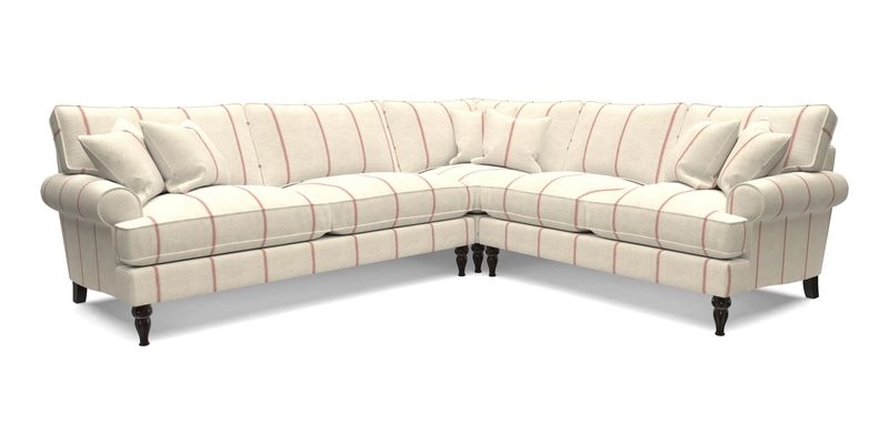 Cooksbridge LHF Corner Sofa in Cloth 21 Oak Leaf Beech