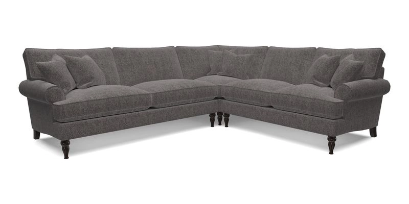 Cooksbridge LHF Corner Sofa in Cloth 21 Oak Leaf Beech