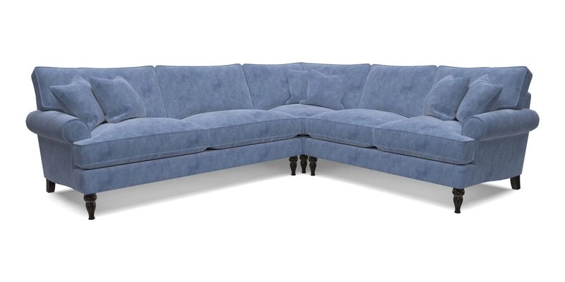 Cooksbridge LHF Corner Sofa in Cloth 21 Oak Leaf Beech