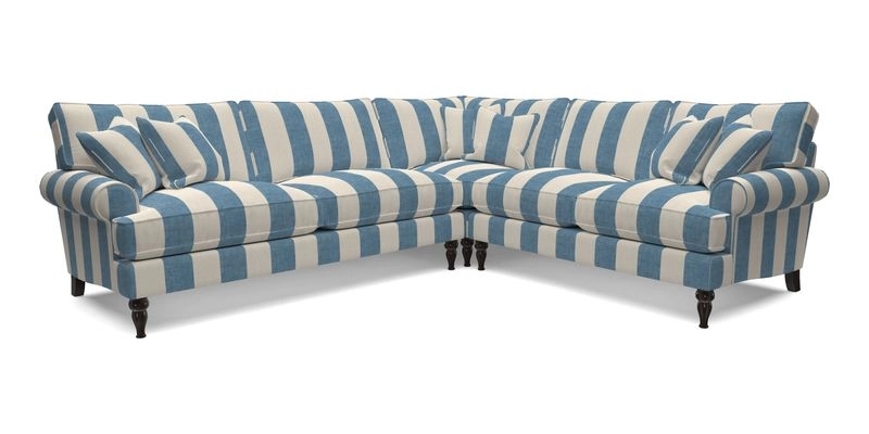 Cooksbridge LHF Corner Sofa in Cloth 21 Oak Leaf Beech