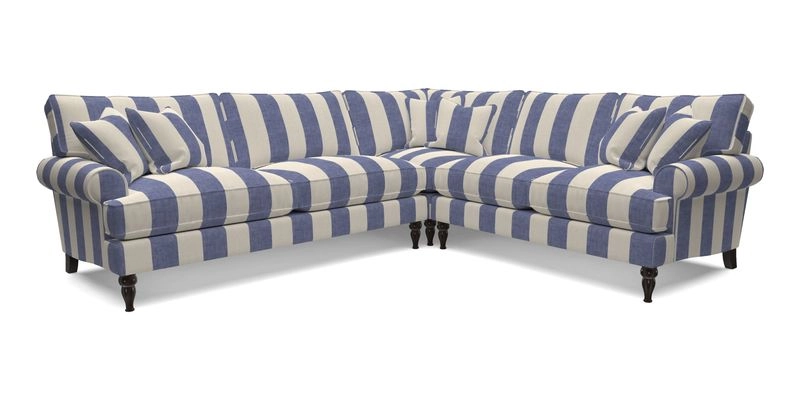 Cooksbridge LHF Corner Sofa in Cloth 21 Oak Leaf Beech