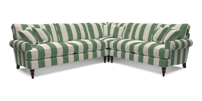 Cooksbridge LHF Corner Sofa in Cloth 21 Oak Leaf Beech