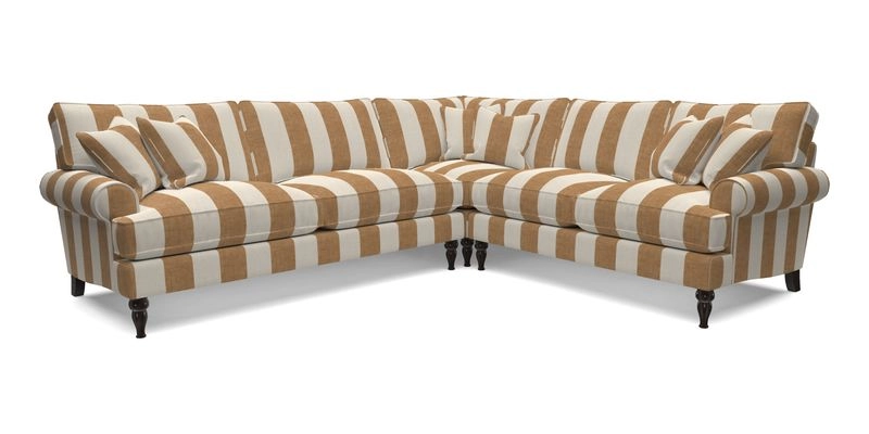 Cooksbridge LHF Corner Sofa in Cloth 21 Oak Leaf Beech