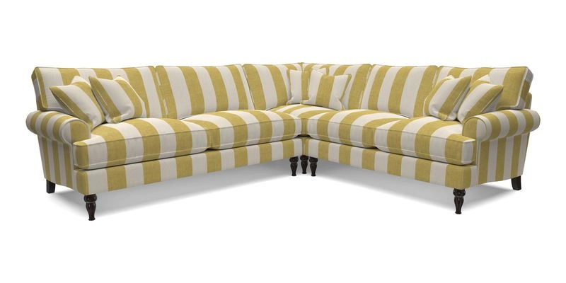 Cooksbridge LHF Corner Sofa in Cloth 21 Oak Leaf Beech