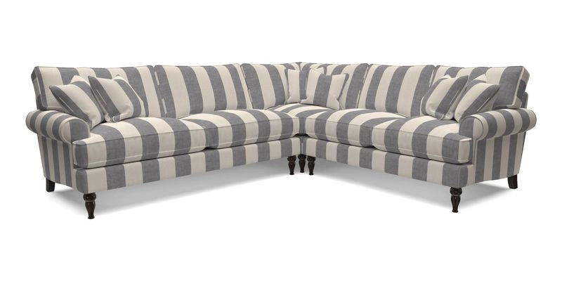 Cooksbridge LHF Corner Sofa in Cloth 21 Oak Leaf Beech