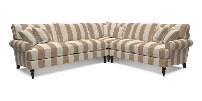 Cooksbridge LHF Corner Sofa in Cloth 21 Oak Leaf Beech