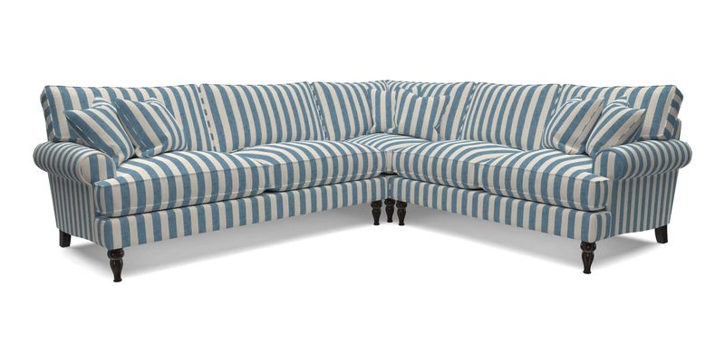 Cooksbridge LHF Corner Sofa in Cloth 21 Oak Leaf Beech
