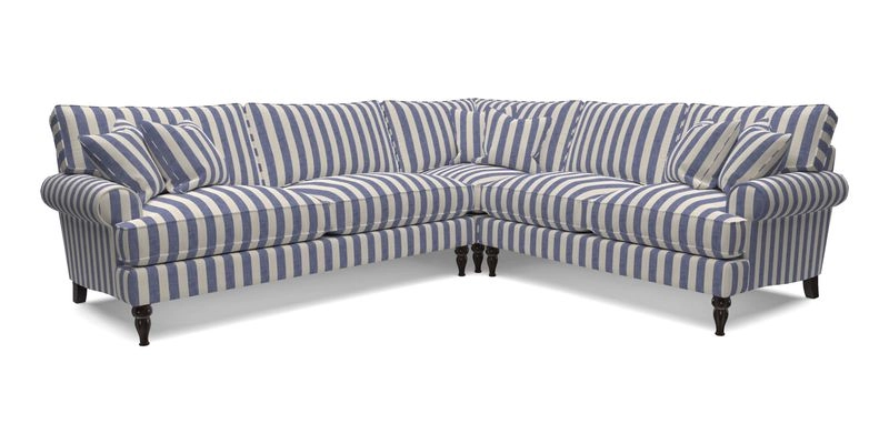 Cooksbridge LHF Corner Sofa in Cloth 21 Oak Leaf Beech