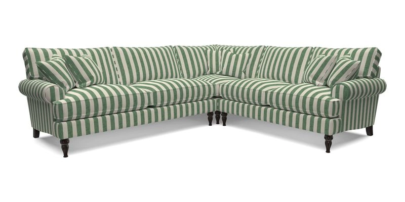 Cooksbridge LHF Corner Sofa in Cloth 21 Oak Leaf Beech