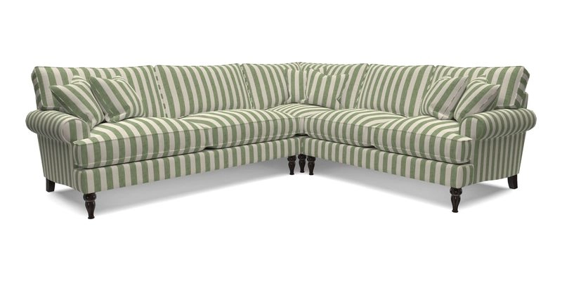 Cooksbridge LHF Corner Sofa in Cloth 21 Oak Leaf Beech