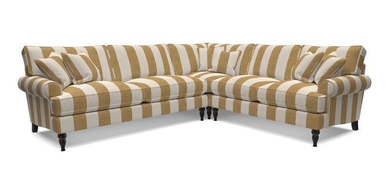 Cooksbridge LHF Corner Sofa in Cloth 21 Oak Leaf Beech