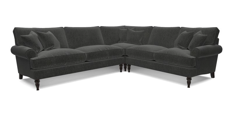 Cooksbridge LHF Corner Sofa in Cloth 21 Oak Leaf Beech
